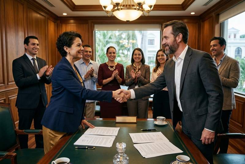 Firma de alianza
